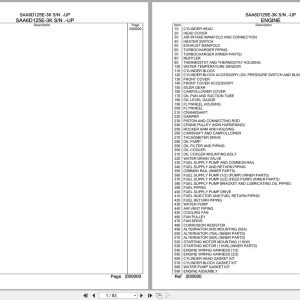 Komatsu Engine SAA6D125E 3K Parts Catalog (1)