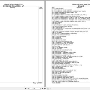 Komatsu Engine SAA6D125E 5 560001 UP Parts Catalog (1)