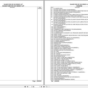 Komatsu Engine SAA6D125E 5E 560001 UP Parts Catalog (1)