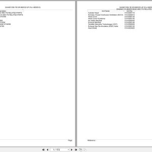 Komatsu Engine SAA6D125E 7B 860032 UP Parts Catalog (1)