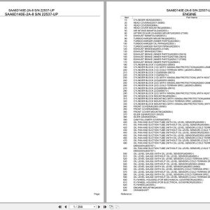 Komatsu Engine SAA6D140E 2A 8 22537 UP Parts Catalog (1)