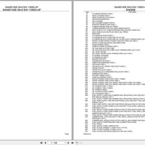 Komatsu Engine SAA6D140E 3N 8 110003 UP Parts Catalog (1)