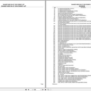 Komatsu Engine SAA6D140E 5A 01 530001 UP Parts Catalog (1)