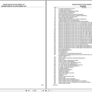 Komatsu Engine SAA6D140E 5F 03 530001 UP Parts Catalog (1)