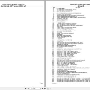 Komatsu Engine SAA6D140E 5GR W 630001 UP Parts Catalog (1)