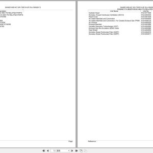 Komatsu Engine SAA6D140E 6C 730016 UP Parts Catalog (1)