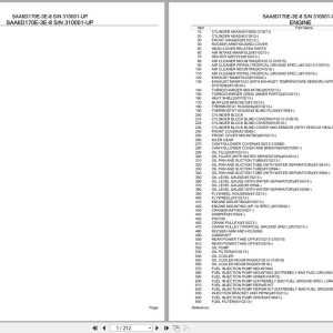 Komatsu Engine SAA6D170E 3E 8 310001 UP Parts Catalog (1)