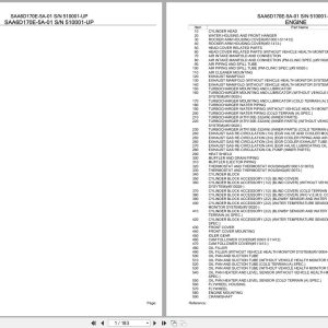Komatsu Engine SAA6D170E 5A 01 510001 UP Parts Catalog (1)