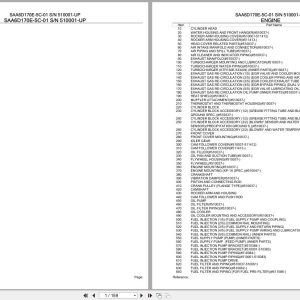 Komatsu Engine SAA6D170E 5C 01 510001 UP Parts Catalog (1)