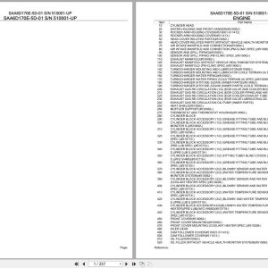 Komatsu Engine SAA6D170E 5D 01 510001 UP Parts Catalog (1)