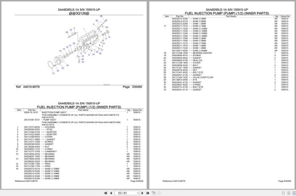 Komatsu Engine SAA6D95LE 1A 150915 UP Parts Catalog (2)