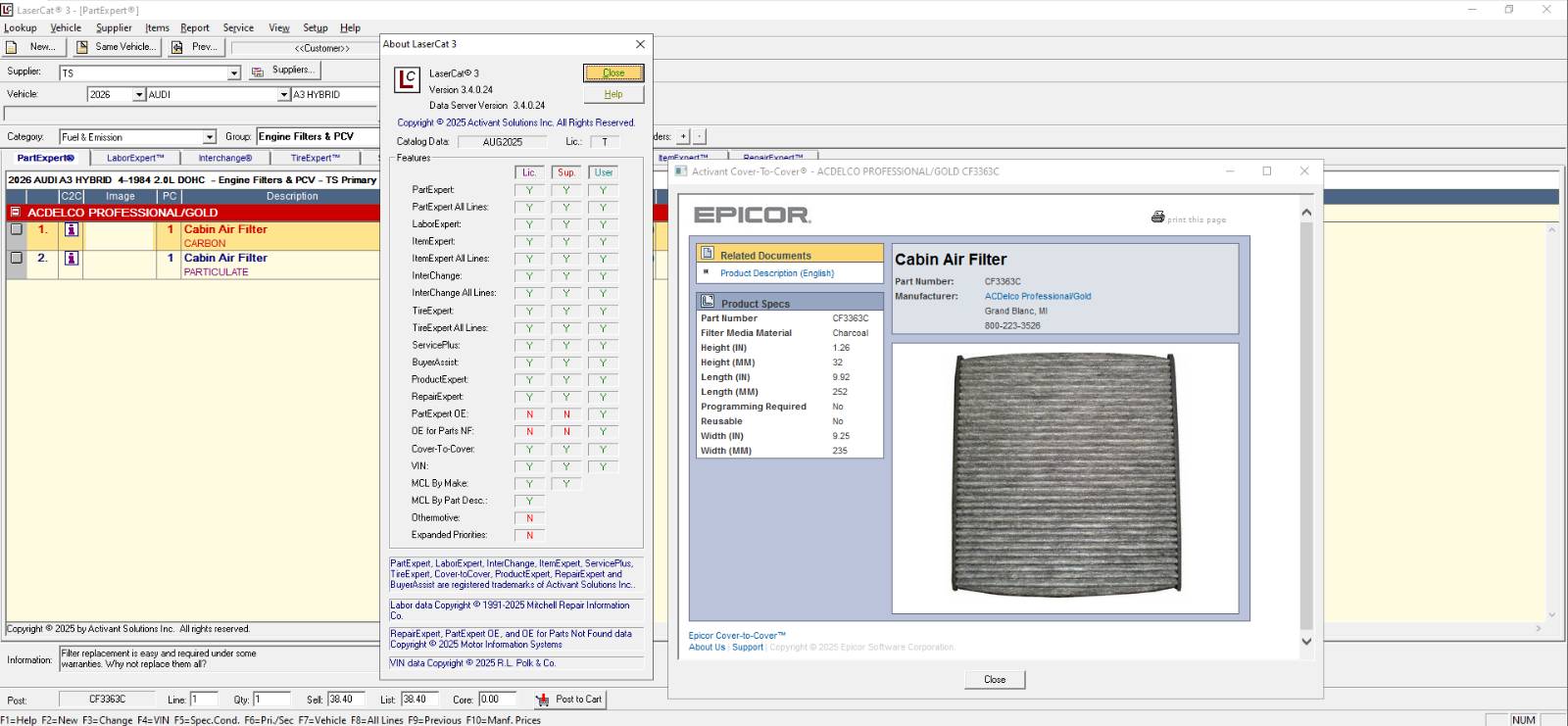 LaserCAT EPC USA 08.2025 Spare Parts Catalog 2