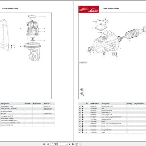 Linde Forklift D Series D1173 01 03.2024 Parts Catalog (1)