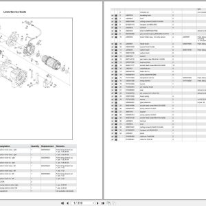 Linde Forklift E Series E 335 02 Parts Catalog (1)