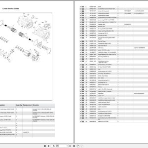 Linde Forklift E Series E1275 01 Parts Catalog (1)