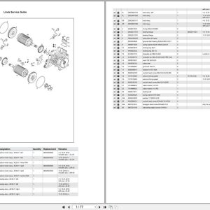 Linde Forklift E Series E1347 01 Parts Catalog (1)