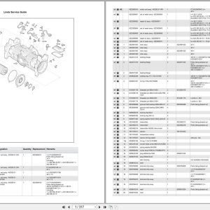 Linde Forklift E Series E386 01 E12 14 15 16 18 20 Parts Catalog (1)