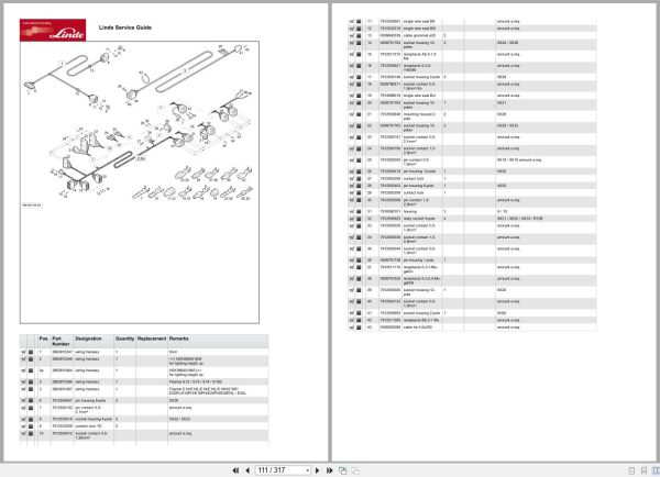 Linde Forklift E Series E386 01 E12 14 15 16 18 20 Parts Catalog (2)