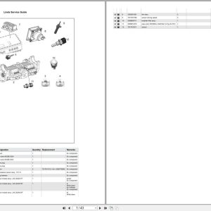 Linde Forklift E Series E386 01 E14 20 Ex 02 Zone 1 21 (2G 2D) Parts Catalog (1)