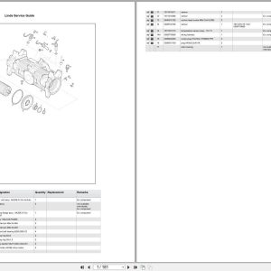 Linde Forklift E Series E386 01 E14 20 Ex Zone 1 2 (2G 3G) Parts Catalog (1)