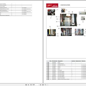 Linde Forklift E Series E386-01 E14-20 Ex - Zone 1 2 (2G 3G) Parts Catalog Linde Forklift E Series E386 01 E14 20 Ex Zone 1 2 (2G 3G) Parts Catalog (2)