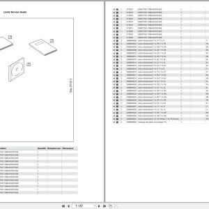 Linde Forklift E Series T4558 01 T14 Parts Catalog (1)