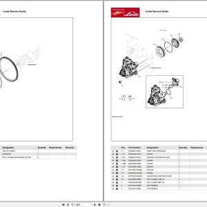 Linde Forklift H Series H1204-01 H35-40-45-50-01 Parts Catalog Linde Forklift H Series H1204 01 H35 40 45 50 01 Parts Catalog (2)