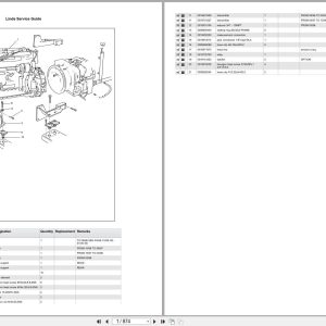 Linde Forklift HT Series HT356 01 HT360 HT400 Parts Catalog (1)