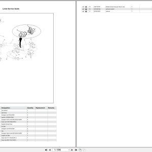 Linde Forklift HT Series HT358 01 HT120 HT150 HT160 HT180 Parts Catalog (1)