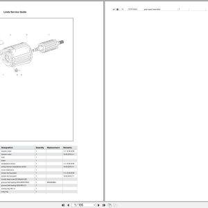 Linde Forklift L Series L1168 01 L14 16L 14AP 16AP Parts Catalog (1)