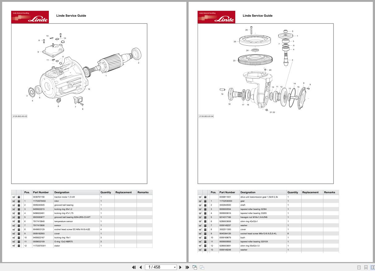 Linde Forklift L Series L1173 01 L matic HD L14 L14AP L14AS L14ASAP L16 L16AP L16AS L16ASAP L20 L20AP Parts Catalog (1)