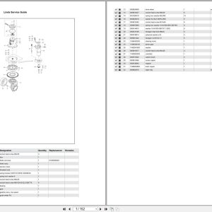 Linde Forklift M Series M1166 01 Parts Catalog (1)