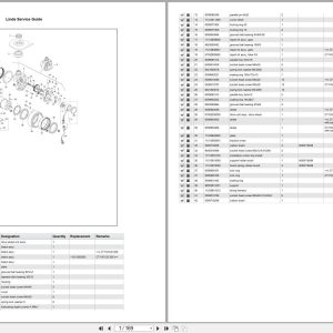 Linde Forklift ML Series ML1167 02 Parts Catalog (1)