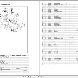 Linde Forklift MT Series MT1131 01 Parts Catalog (1)