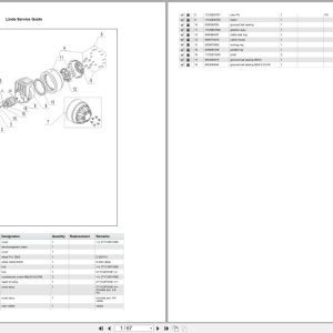 Linde Forklift MT Series MT1133 01 Parts Catalog (1)
