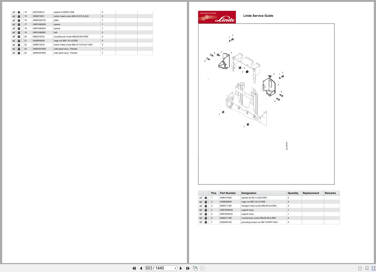 Linde Forklift N Series N4589 01 Parts Catalog (2)
