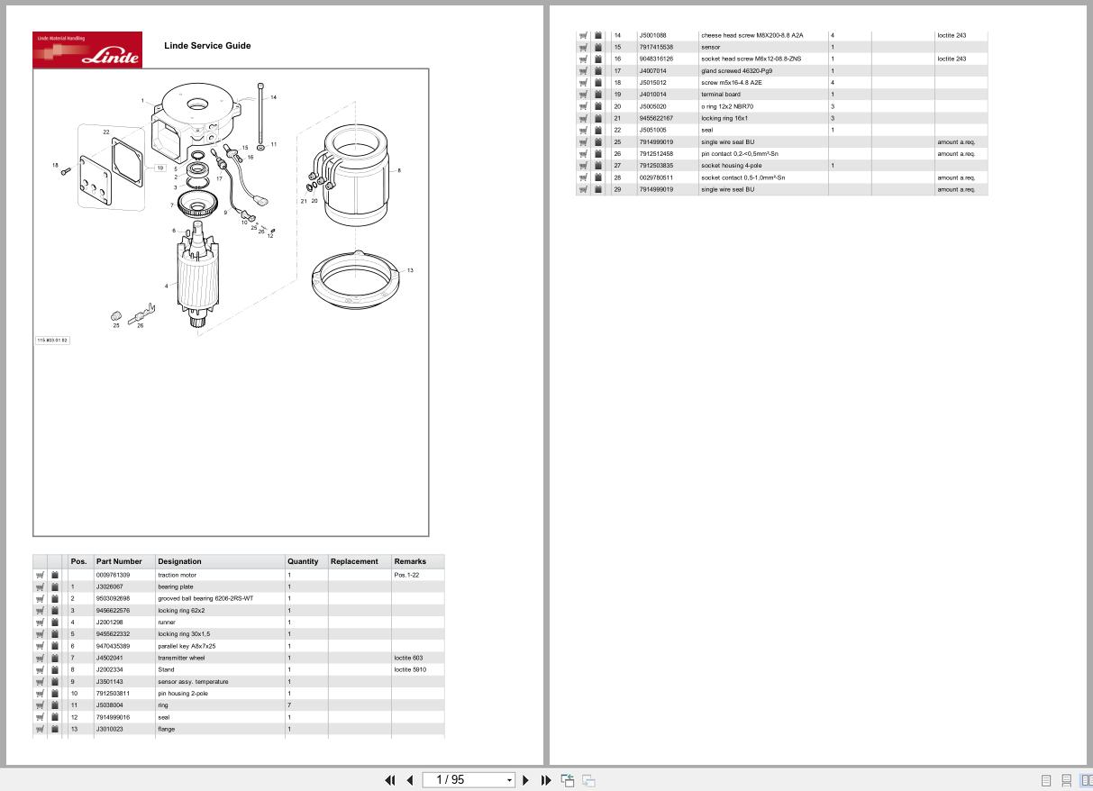 Linde Forklift R Series R1123 01 Parts Catalog (1)