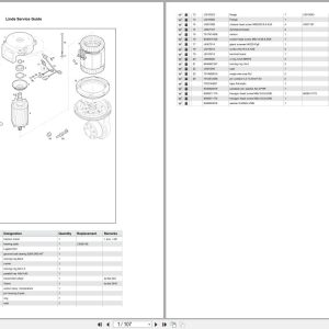 Linde Forklift R Series R1123 02 Parts Catalog (1)