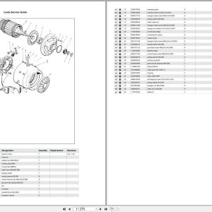Linde Forklift R Series R113 01 Parts Catalog (1)