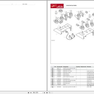 Linde Forklift R Series R115 12 Parts Catalog (2)