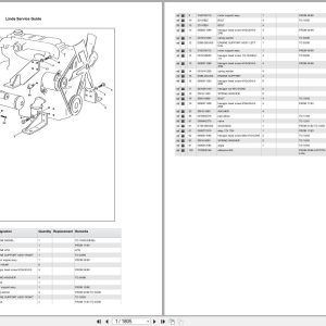 Linde Forklift S Series S316 01 Parts Catalog (1)