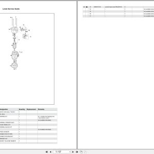 Linde Forklift T Series T1101 01 EW27 EWR36 Parts Catalog (1)