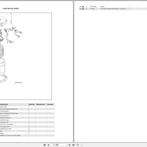 Linde Forklift T Series T1102 02 Parts Catalog (1)