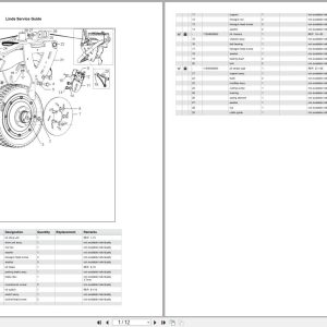Linde Forklift T Series T1130 01 Parts Catalog (1)