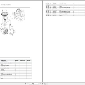 Linde Forklift T Series T1133 04 Parts Catalog (1)