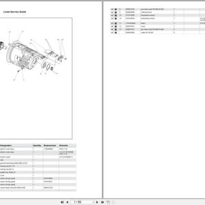 Linde Forklift T Series T1151 01 T16 T20 US Parts Catalog (1)