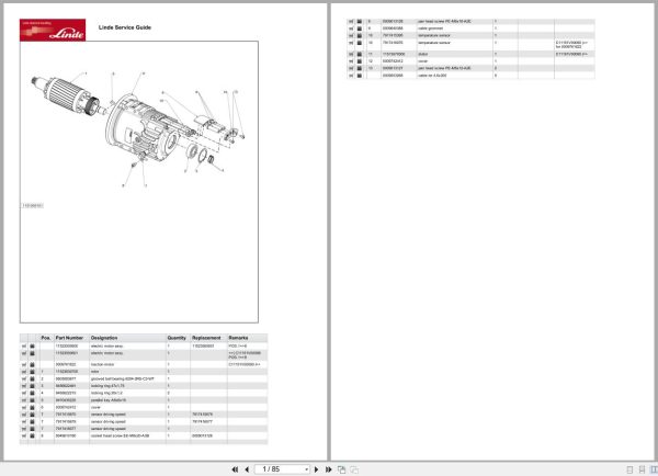 Linde Forklift T Series T1151 01 T16 T20 US Parts Catalog (1) Linde Forklift T Series T1151 01 T16 T20 Us Parts Catalog (1)
