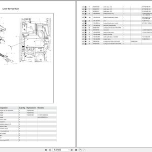 Linde Forklift T Series T1151-01 T16-T20 US Parts Catalog Linde Forklift T Series T1151 01 T16 T20 Us Parts Catalog (2)