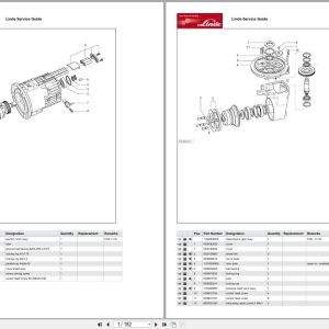 Linde Forklift T Series T1152 01 2024 Parts Catalog (1)