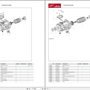 Linde Forklift T Series T1153 01 T20AP T30T20 25FP Parts Catalog (1)